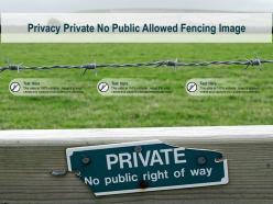 Privacy private no public allowed fencing image