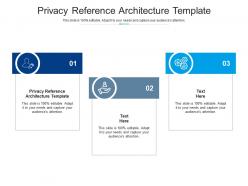 Privacy reference architecture template ppt powerpoint presentation gallery background images cpb