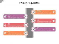 Privacy regulations ppt powerpoint presentation file demonstration cpb