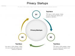 Privacy startups ppt powerpoint presentation summary smartart cpb