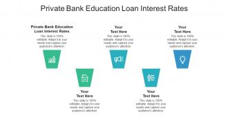 Private bank education loan interest rates ppt powerpoint presentation portfolio ideas cpb