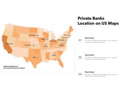 Private banks location on us maps
