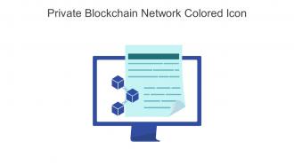 Private Blockchain Network Colored Icon In Powerpoint Pptx Png And Editable Eps Format