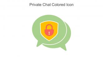 Private Chat Colored Icon In Powerpoint Pptx Png And Editable Eps Format