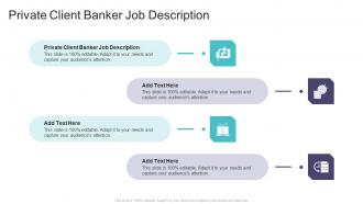 Private Client Banker Job Description In Powerpoint And Google Slides Cpb