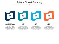 Private closed economy ppt powerpoint presentation professional template cpb