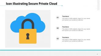 Private Cloud Protection Illustrating Secure Representing Storage