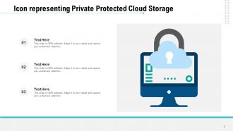 Private Cloud Protection Illustrating Secure Representing Storage