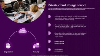 Private Cloud Storage Service Virtual Cloud IT Ppt Styles Format Ideas
