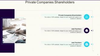 Private Companies Shareholders In Powerpoint And Google Slides Cpb