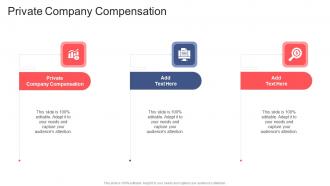 Private Company Compensation In Powerpoint And Google Slides Cpb