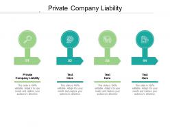 Private company liability ppt powerpoint presentation icon example cpb