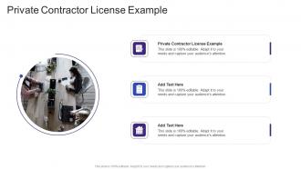 Private Contractor License Example In Powerpoint And Google Slides Cpb