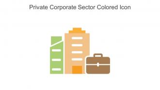 Private Corporate Sector Colored Icon In Powerpoint Pptx Png And Editable Eps Format