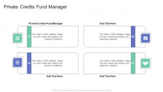 Private Credits Fund Manager In Powerpoint And Google Slides Cpb
