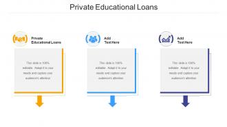 Private Educational Loans In Powerpoint And Google Slides Cpb