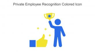 Private Employee Recognition Colored Icon In Powerpoint Pptx Png And Editable Eps Format