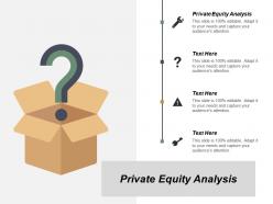 Private equity analysis ppt powerpoint presentation inspiration graphics cpb
