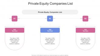 Private Equity Companies List In Powerpoint And Google Slides Cpb