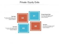 Private equity exits ppt powerpoint presentation model slide cpb