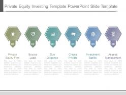 Private equity investing template powerpoint slide template