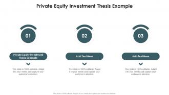 Private Equity Investment Thesis Example In Powerpoint And Google Slides Cpb