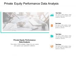 Private equity performance data analysis ppt powerpoint presentation slides rules cpb