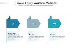 Private equity valuation methods ppt powerpoint presentation slides guide cpb