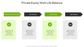 Private Equity Work Life Balance In Powerpoint And Google Slides Cpb