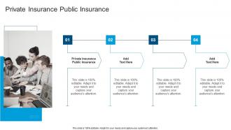 Private Insurance Public Insurance In Powerpoint And Google Slides Cpb