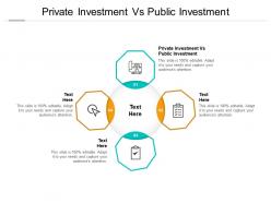 Private investment vs public investment ppt powerpoint presentation ideas example introduction cpb
