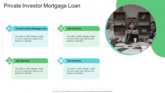 Private Investor Mortgage Loan In Powerpoint And Google Slides Cpb