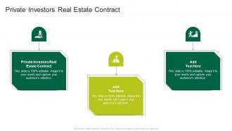 Private Investors Real Estate Contract In Powerpoint And Google Slides Cpb