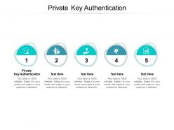 Private key authentication ppt powerpoint presentation layouts slide portrait cpb