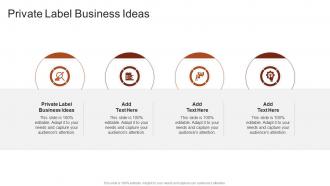 Private Label Business Ideas In Powerpoint And Google Slides Cpb