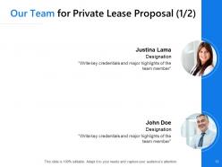 Private lease proposal powerpoint presentation slides