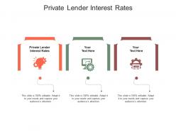 Private lender interest rates ppt powerpoint presentation icon portfolio cpb