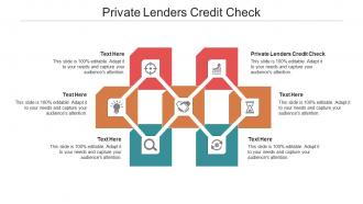 Private lenders credit check ppt powerpoint presentation influencers cpb