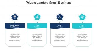 Private Lenders Small Business Ppt Powerpoint Presentation Professional Cpb