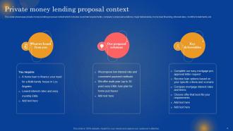 Private Mortgage Lenders Proposal Powerpoint Presentation Slides