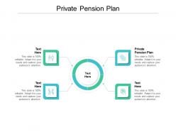 Private pension plan ppt powerpoint presentation portfolio layout cpb