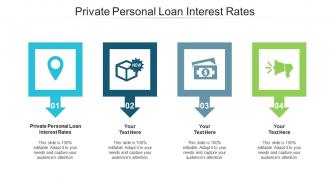 Private personal loan interest rates ppt powerpoint presentation visual aids example file cpb