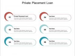 Private placement loan ppt powerpoint presentation slides background designs cpb
