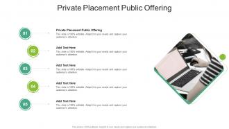 Private Placement Public Offering In Powerpoint And Google Slides Cpb
