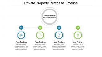 Private property purchase timeline ppt powerpoint presentation show template cpb