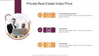 Private Real Estate Index Price In Powerpoint And Google Slides Cpb