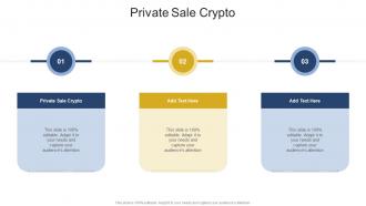 Private Sale Crypto In Powerpoint And Google Slides Cpb