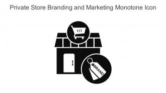 Private Store Branding And Marketing Monotone Icon In Powerpoint Pptx Png And Editable Eps Format