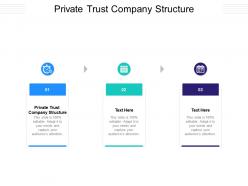 Private trust company structure ppt powerpoint portfolio graphics tutorials cpb