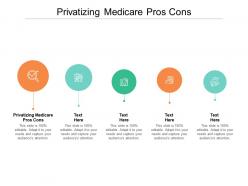 Privatizing medicare pros cons ppt powerpoint presentation outline maker cpb